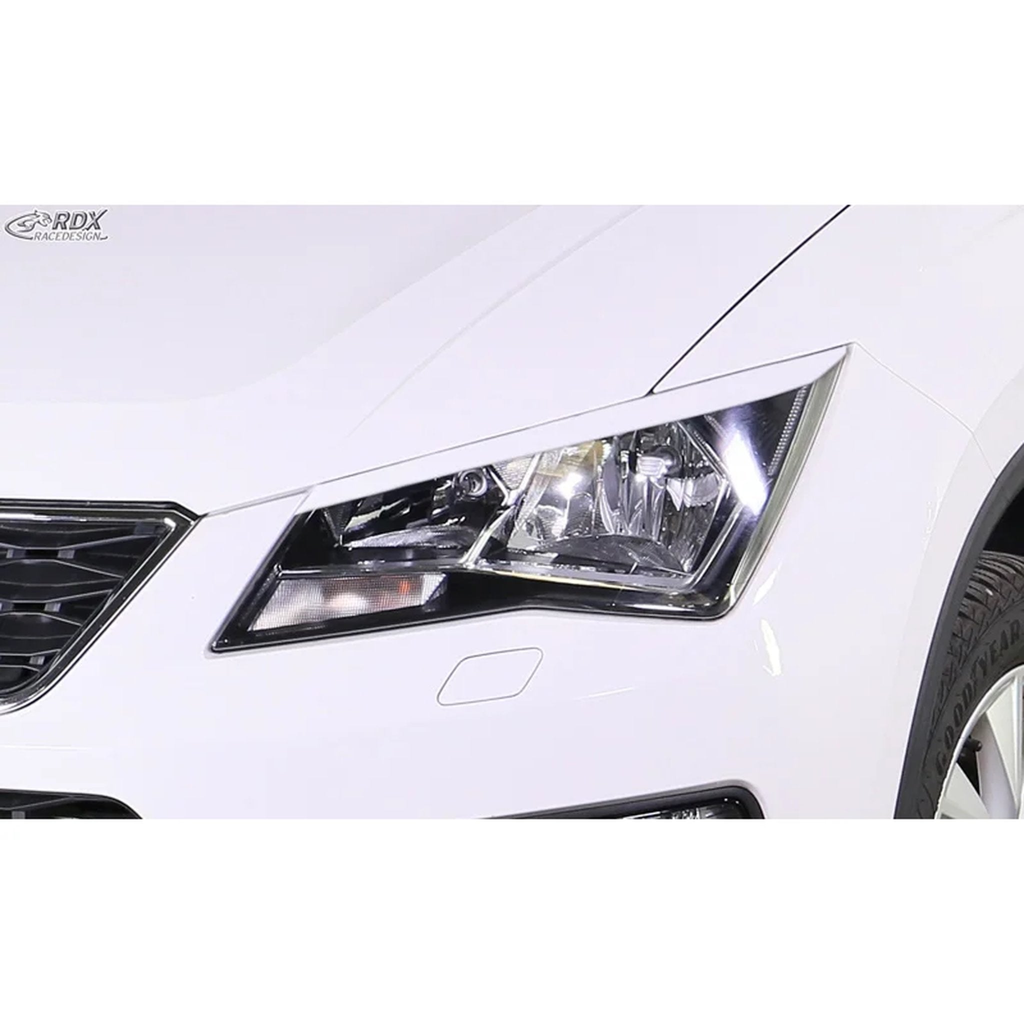RDX Scheinwerferblenden für Seat Ateca & Cupra Ateca 2016-2021 ABS TÜV