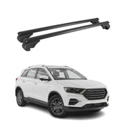 Dachträger Grundträger für SWM G01 / G01F 2018-2026 TÜV Aluminium Schwarz 2tlg