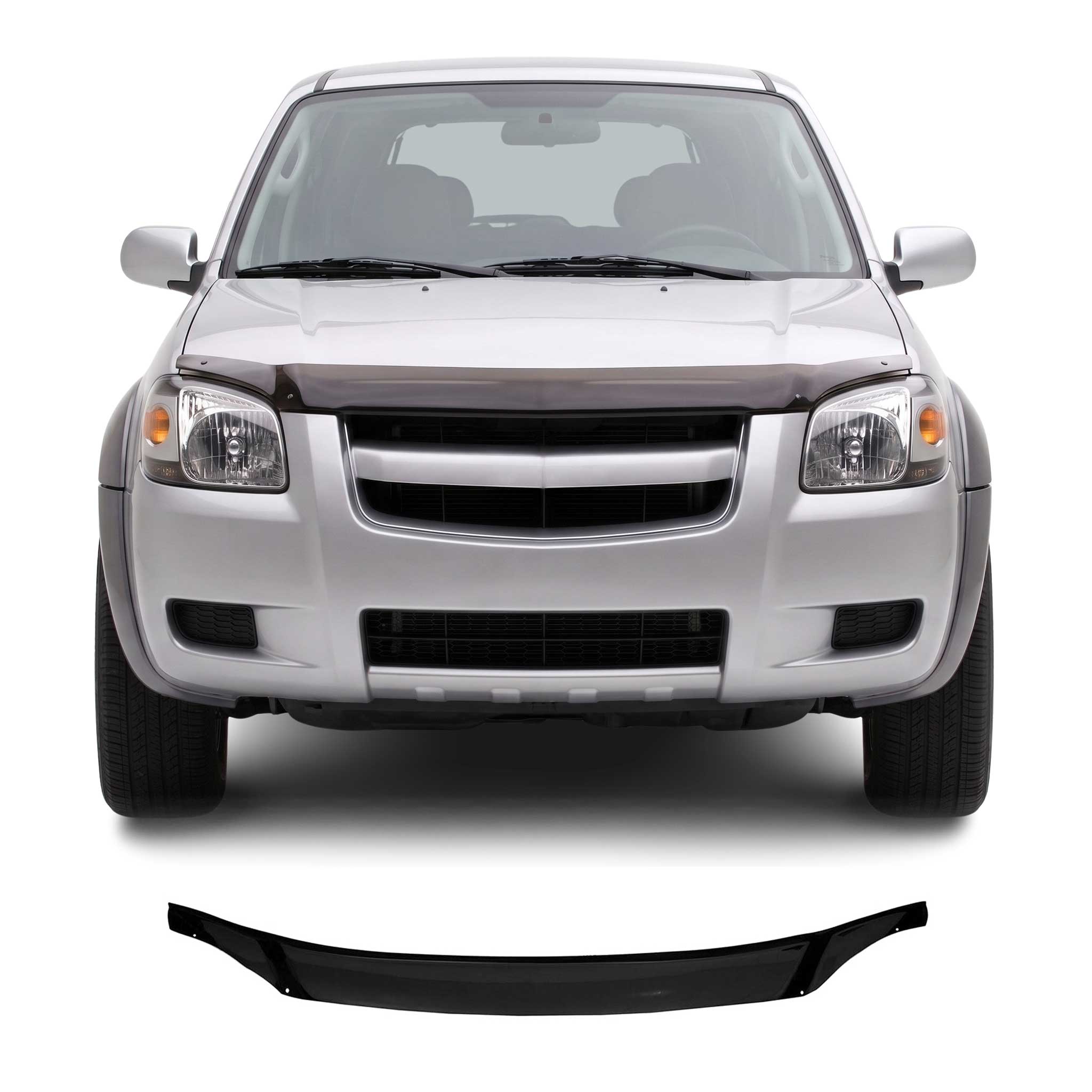 Motorhaube Deflektor Insekten Steinschlagschutz für Mazda BT-50 2006-2021 Dunkel