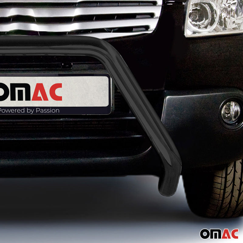 Frontbügel Frontschutzbügel für Nissan Qashqai 2007-2010 mit ABE Stahl Schwarz