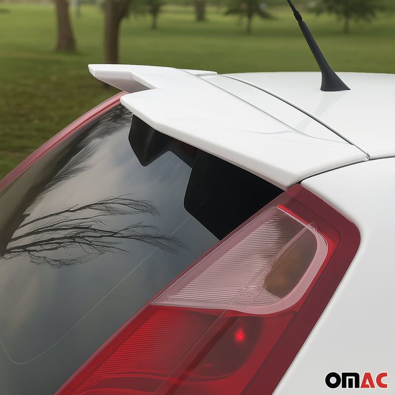 Heckspoiler Dachspoiler für Fiat Punto Evo Grande Punto 2005-2012 Weiß Lackiert