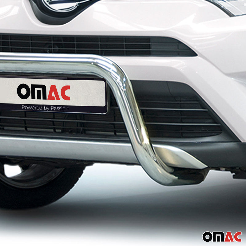 Stahl Frontbügel Frontschutzbügel für Toyota RAV4 2016-2025 mit ABE Silber