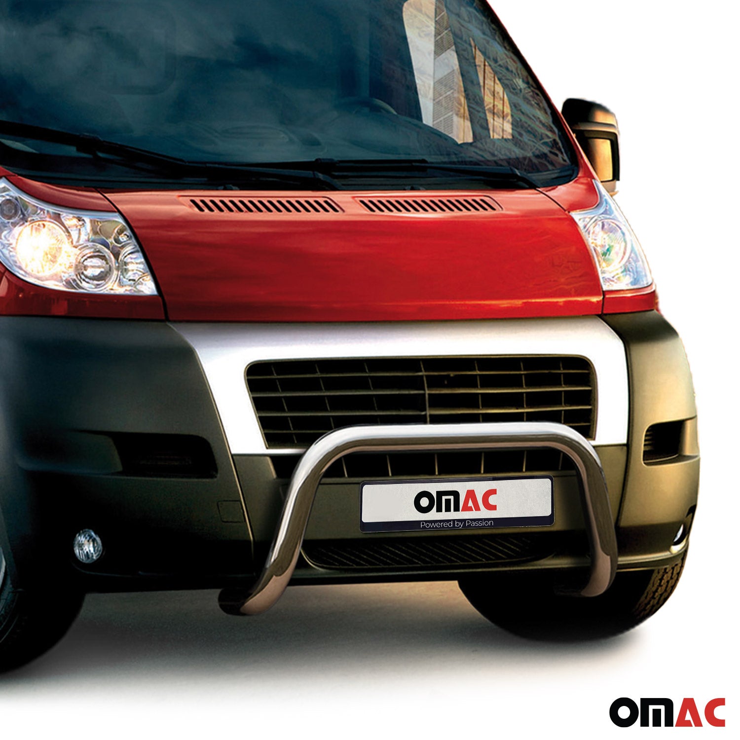 Frontbügel Frontschutzbügel für Fiat Ducato 2006-2016 mit ABE Stahl Silber