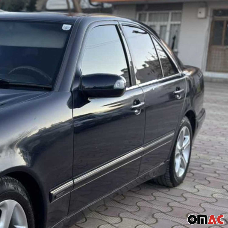 Fensterleisten Zierleisten für Mercedes E Klasse W210 1995-2002 Edelstahl 4tlg
