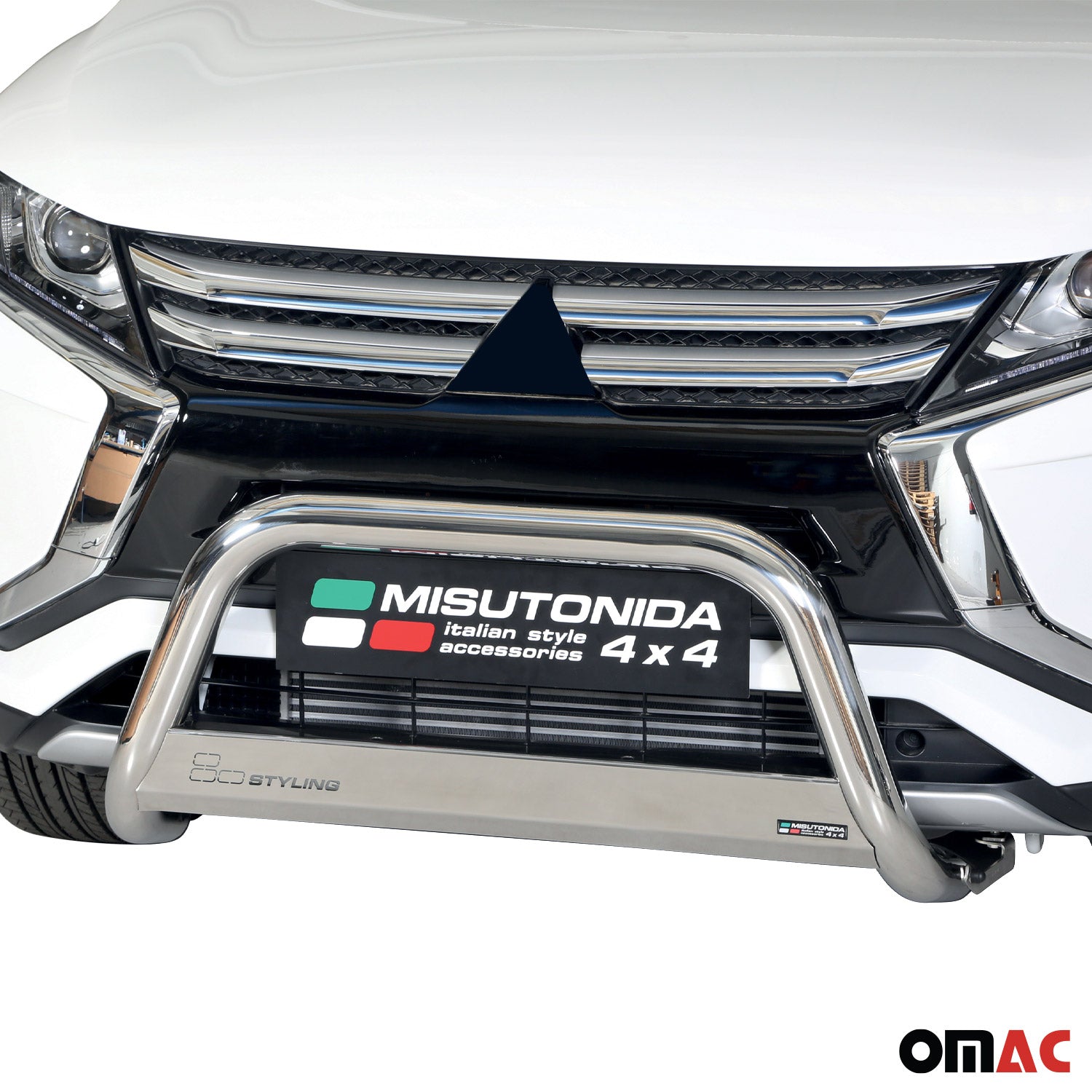Frontbügel Frontschutzbügel für Mitsubishi Eclipse Cross 2018-2020 ø63 Stahl