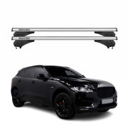 Menabo Dachträger Grundtäger für Jaguar F-Pace X761 2016-2025 Alu Silber 2 tlg