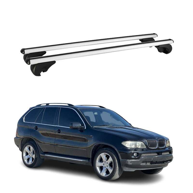 Dachträger Grundtäger für BMW X5 E53 1999-2006 75kg Alu Silber 2 tlg