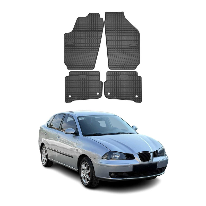 OMAC Gummi Fußmatten für Seat Cordoba 2002-2009 Automatten Gummi TPE Schwarz 4x