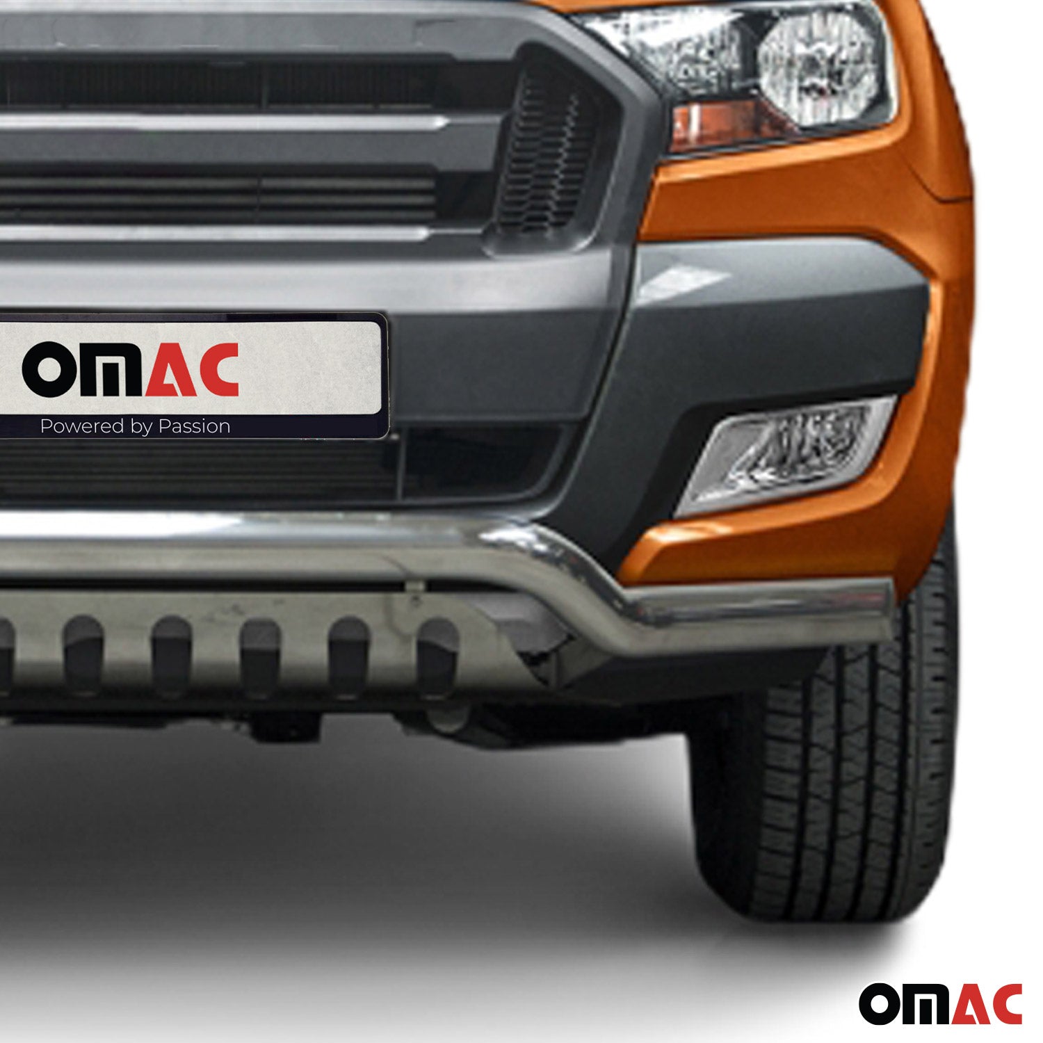 Frontbügel Frontschutzbügel für Ford Ranger 2016-2022 mit ABE Stahl Silber