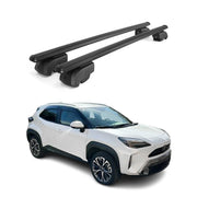 Dachträger Gepäckträger für Toyota Yaris Cross 2020-2023 ABE Alu Schwarz