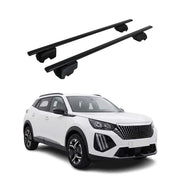 Dachträger Grundträger für Peugeot e-2008 2023-2026 Stahl Schwarz 2tlg