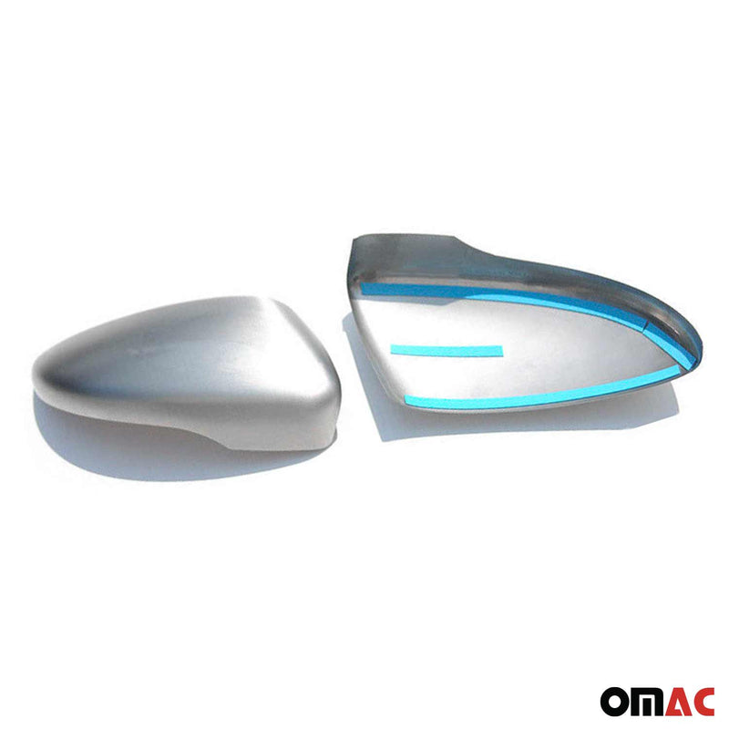 Spiegelkappen Spiegelabdeckung für VW Passat CC 2008-2012 Edelstahl Matt 2tlg