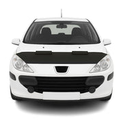 Haubenbra Steinschlagschutz Bonnet Bra für Peugeot 307 Schwarz Halb