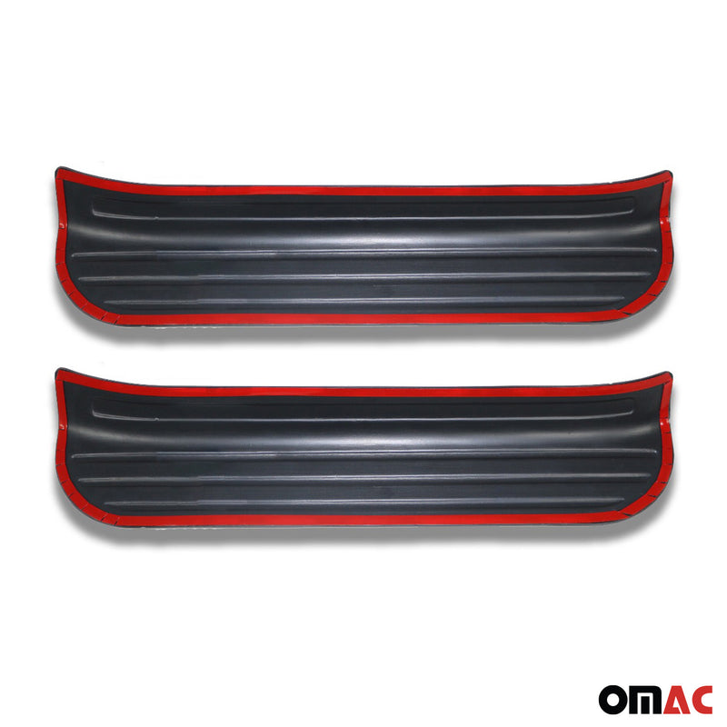 Einstiegsleisten Türschweller für VW T5 T6 2003-2025 ABS Schwarz 2tlg