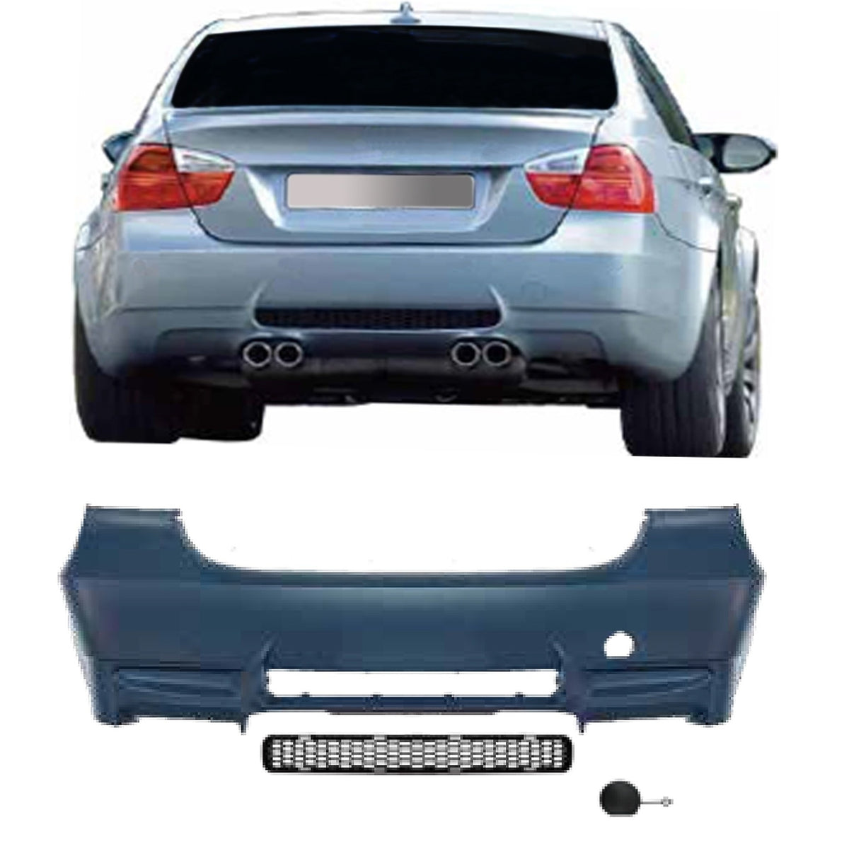 JOM Stoßstangen Kit & Seitenschweller für BMW 3er E90 2005-2008 Sport-Design