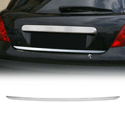 Kofferraumleiste Heckleiste für Peugeot 207 2006-2015 Untere Chrom Edelstahl