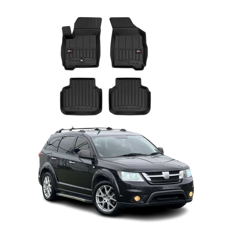 OMAC Gummi Fußmatten für Fiat Freemont 2011-2015 Premium TPE Automatten 4tlg