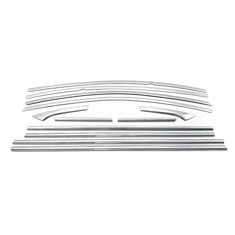 Fensterleisten Zierleisten für Chevrolet Cruze 2009-2016 Edelstahl Chrom 12tlg