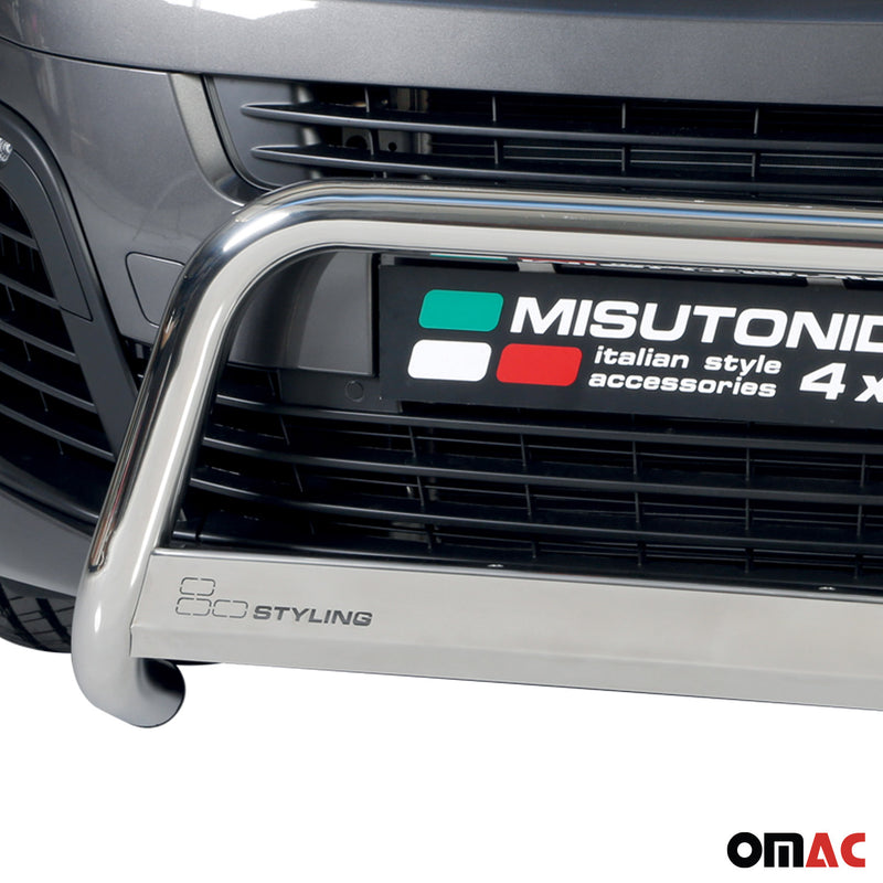 Frontbügel Frontschutzbügel für Opel Zafira Life 2020-2025 ø63mm Stahl Silber