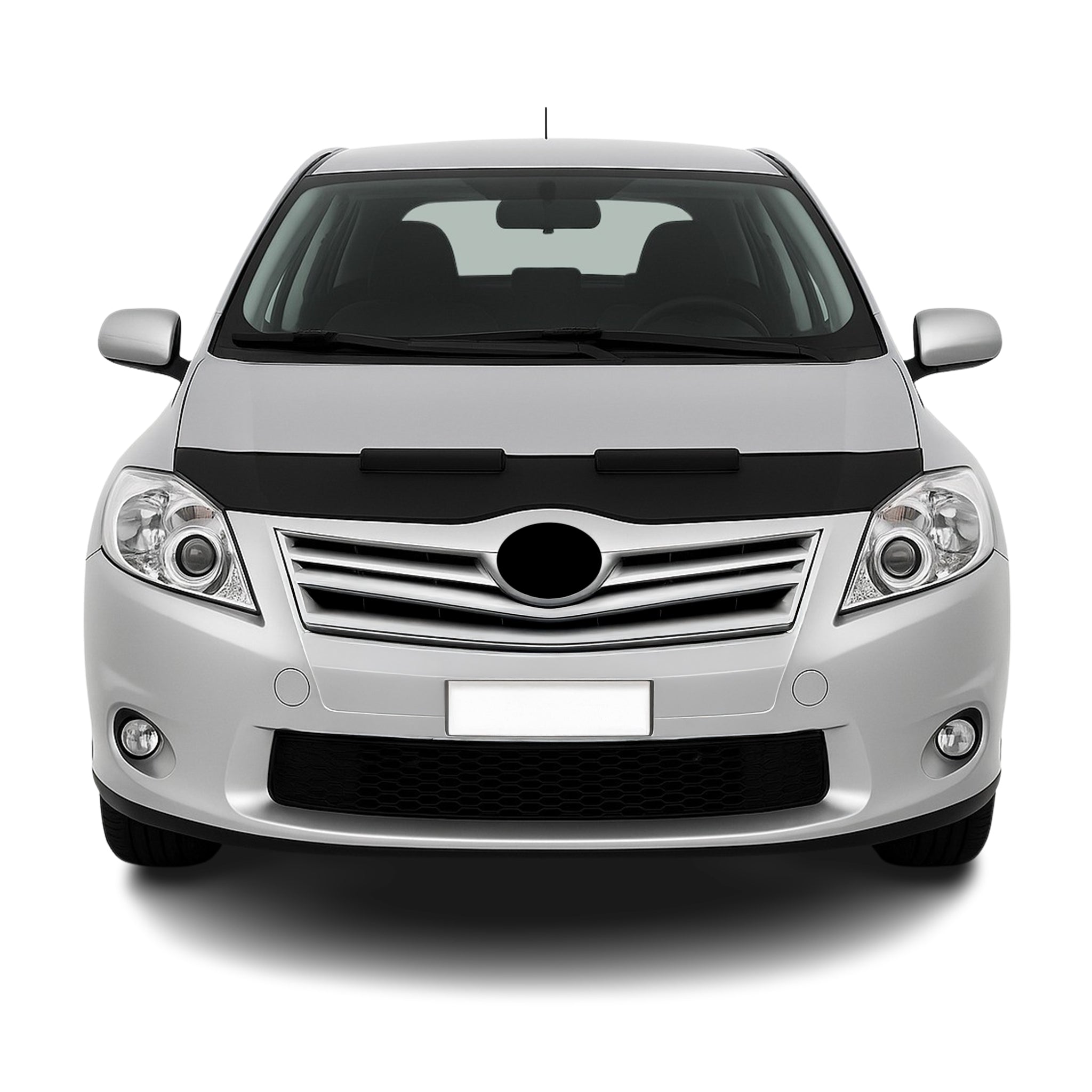 Haubenbra Steinschlagschutz Bonnet Bra für Toyota Auris 2010-2012 Schwarz Halb