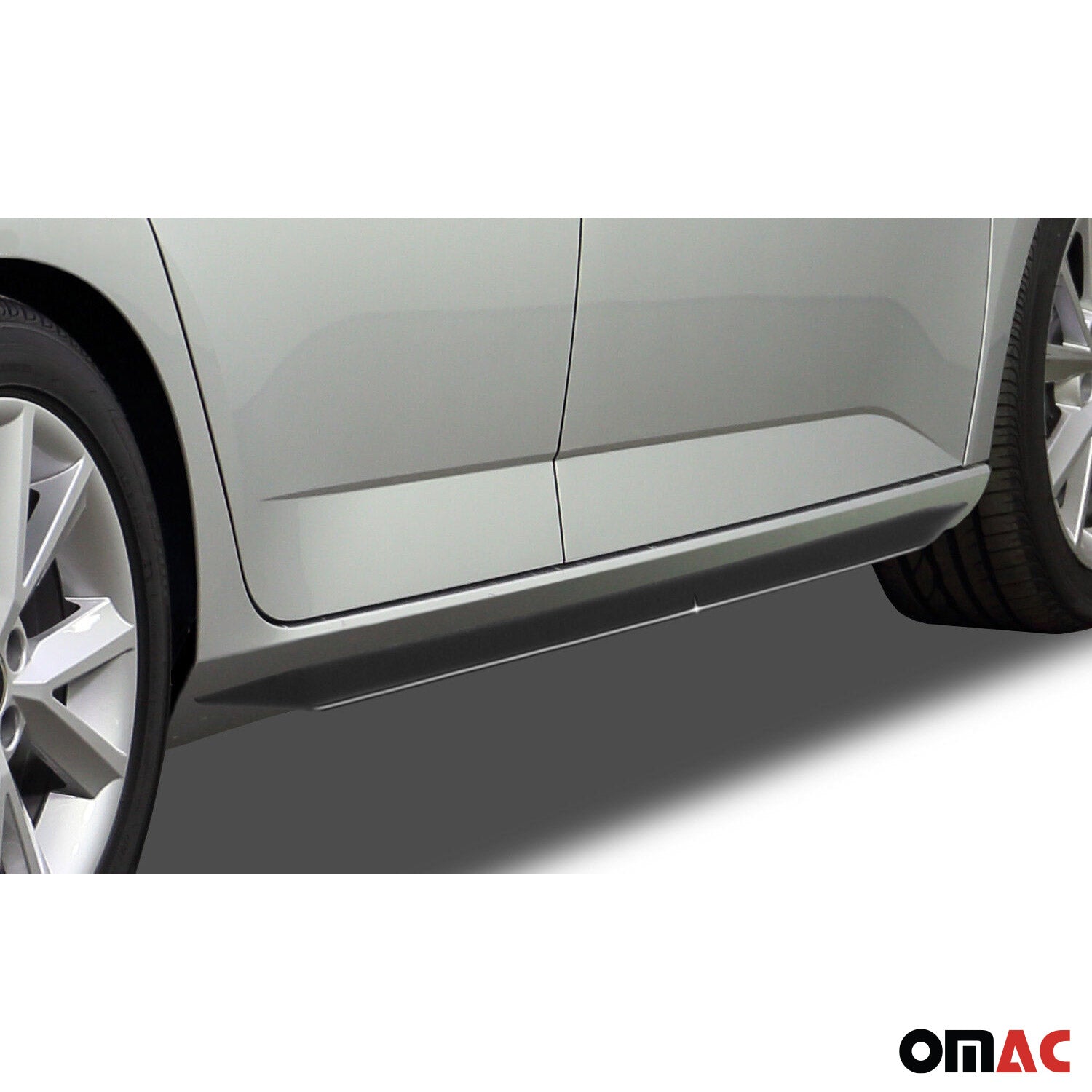 RDX Seitenschweller für Opel Corsa C 2000-2006 ABS Schwarz glänzend