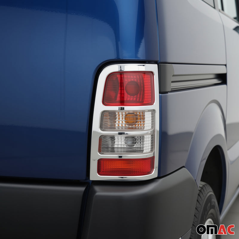 Rücklicht Leisten Heckleuchte für Citroen Berlingo 1996-2008 Edelstahl Silber 2x