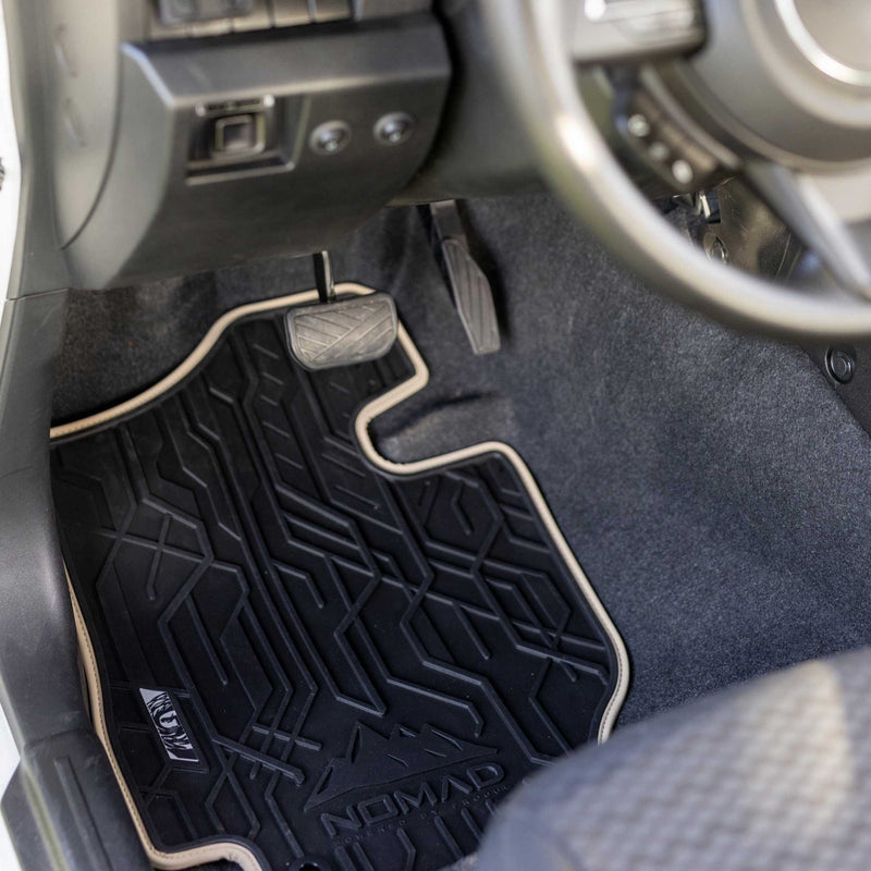 Fußmatten Gummimatten Automatten für VW Golf mk4 1997-2006 Schwarz-Schwarz 2tlg