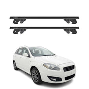 Dachträger Grundtäger für Fiat Croma 2005-2010 Aluminium 90kg TÜV Schwarz 2tlg