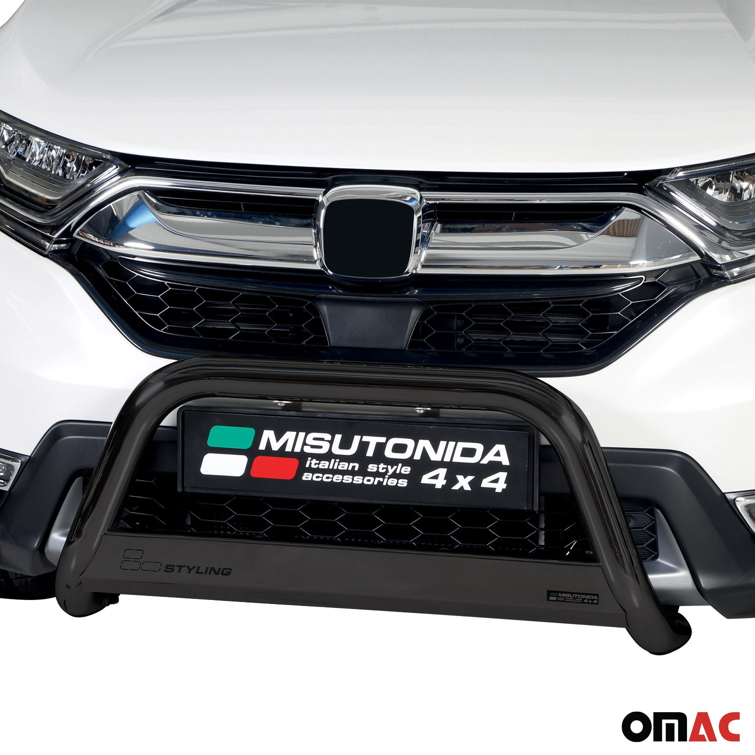 Frontbügel Frontschutzbügel für Honda CR-V VH 2017-2022 ø63mm Stahl Schwarz