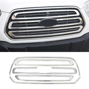 Kühlergrill Leisten Grillleisten für Ford Transit 2014-2024 Edelstahl Chrom 5x