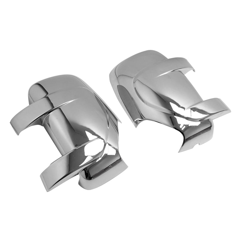 Spiegelkappen Spiegelabdeckung für Opel Movano 2010-2025 Chrom ABS Silber 2tlg