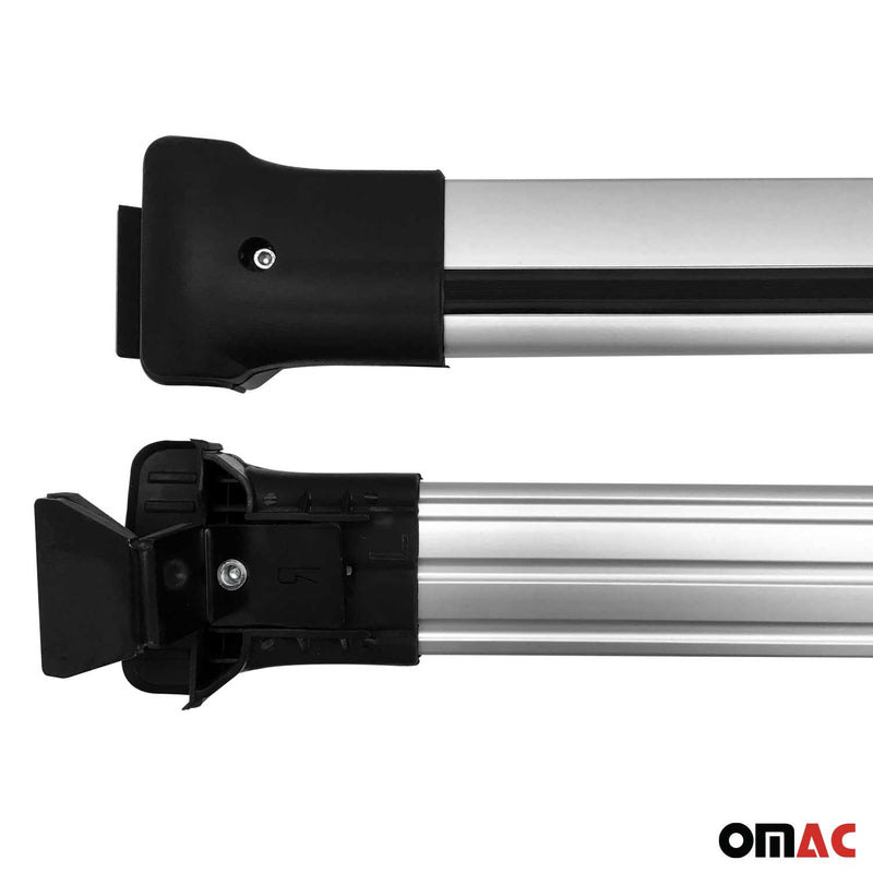 Dachträger Grundtäger für Dacia Duster mk1 2010-2014 Pre-FL 75kg Alu Silber 2x