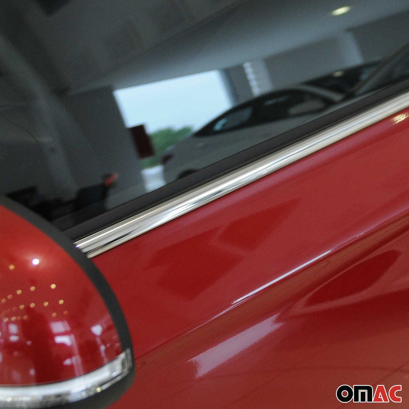 Fensterleisten Zierleisten für Hyundai i20 2008-2014 Edelstahl Chrom 6tlg