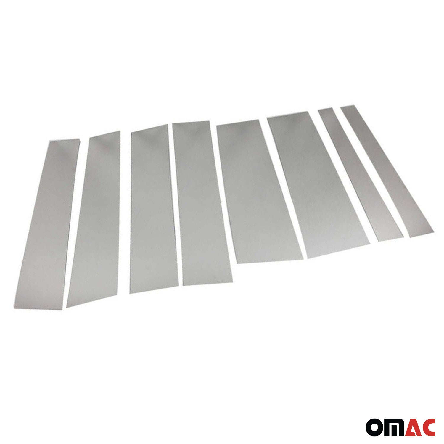 B-Säule Türsäulen Verkleidung für Fiat Doblo 2010-2021 Edelstahl Chrom 8tlg