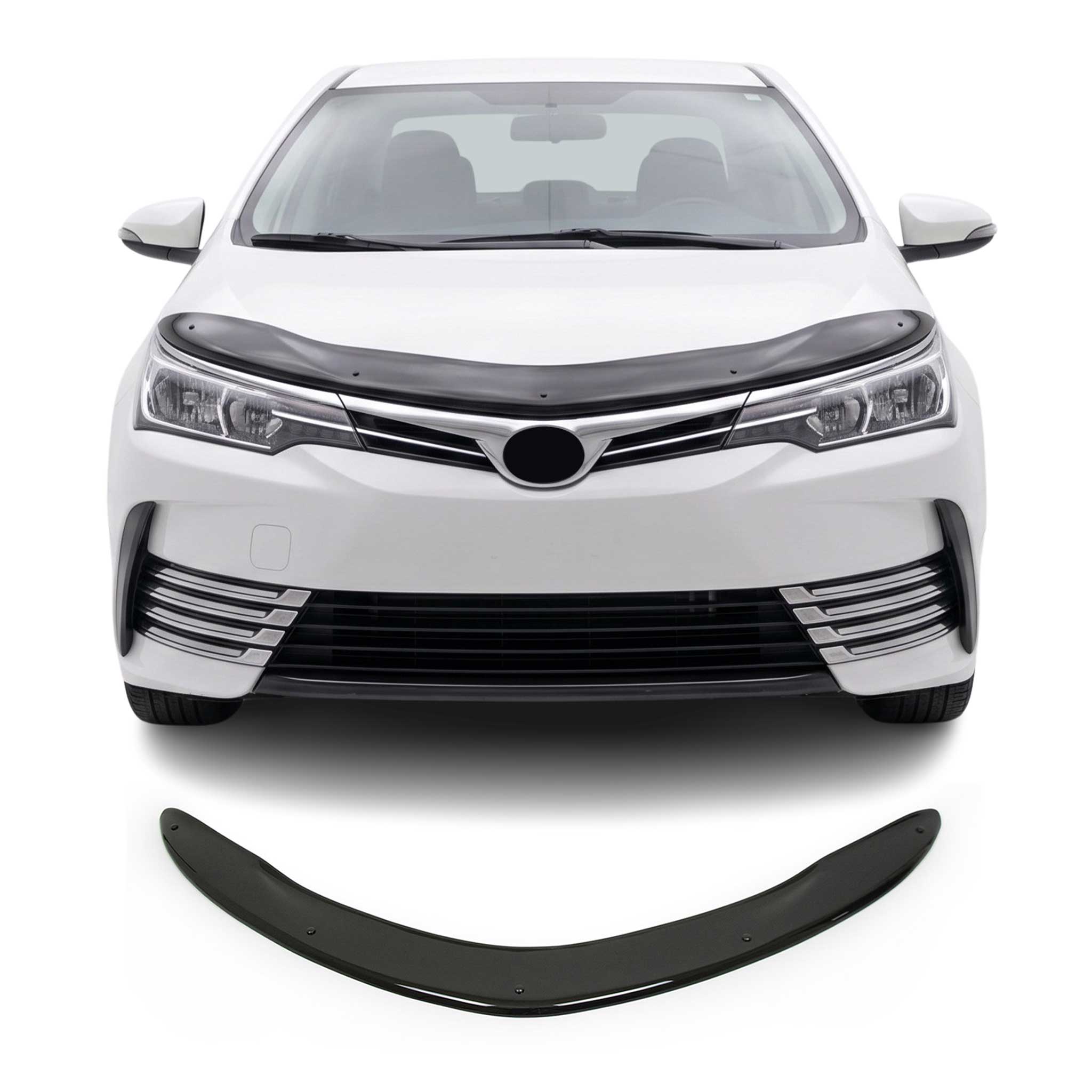 Motorhaube Deflektor Steinschlagschutz für Toyota Corolla mk11 2013-2018 Limo