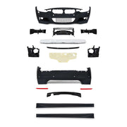JOM Stoßstangen Kit & Seitenschweller für BMW F30 2011-2015 Schwarz