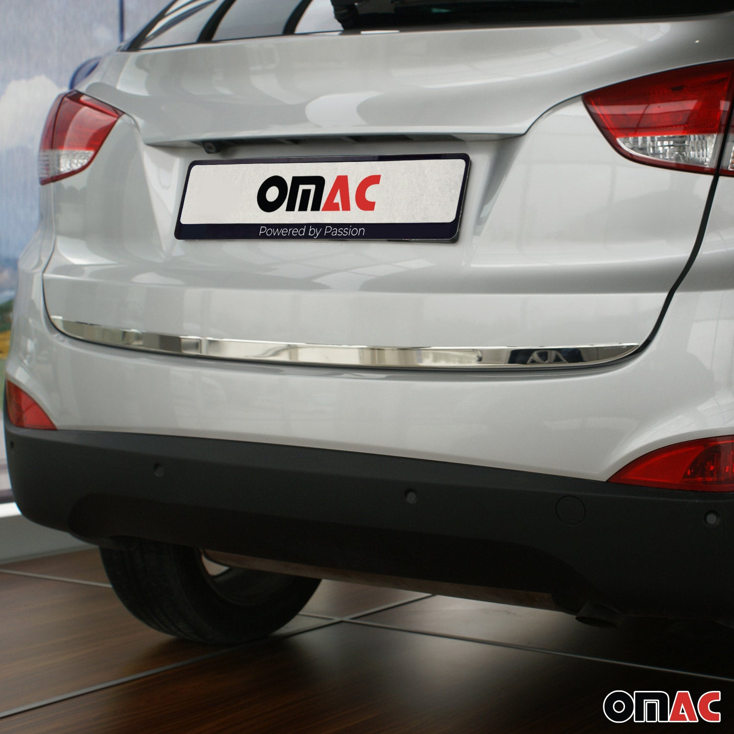 Kofferraumleiste Heckklappe Leiste für Hyundai ix35 2010-2015 Edelstahl Chrom