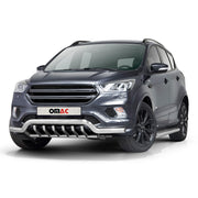 Frontschutzbügel Frontbügel für Ford Kuga II 2017-2019 FL mit ABE Stahl Silber