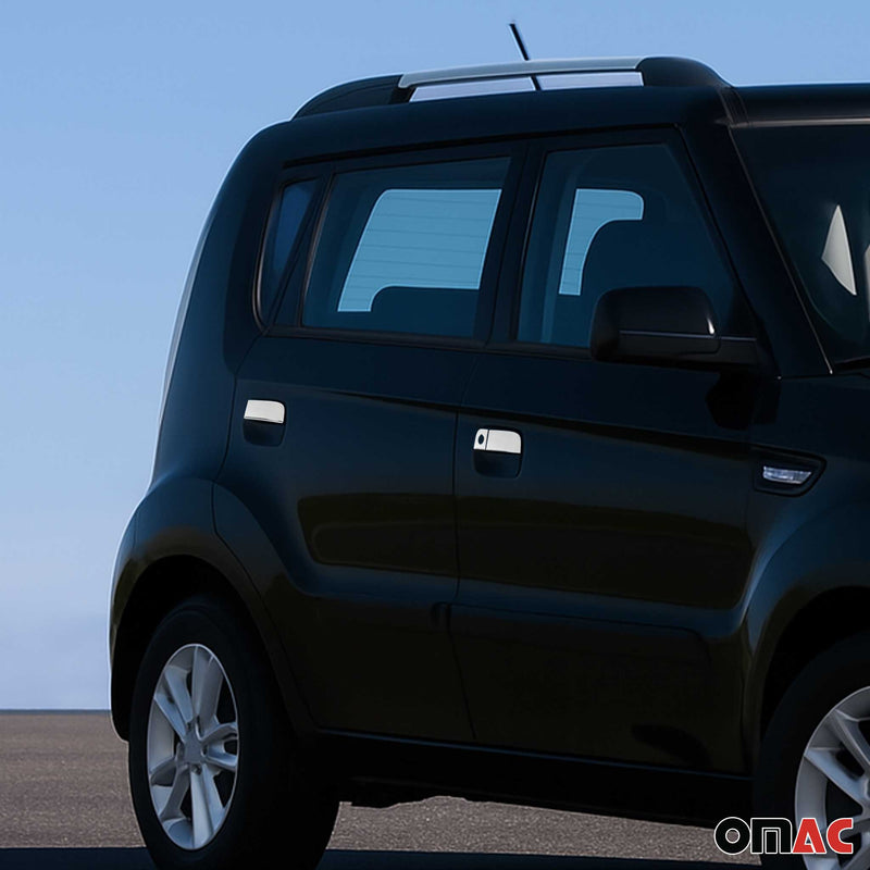 Türgriff Blende Türgriffkappen für Kia Soul 2008-2011 4-Tür Edelstahl Silber 6x