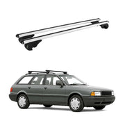 Dachträger Grundträger für Audi 80 Avant 1991-1996 TÜV Aluminium Silber 2tlg