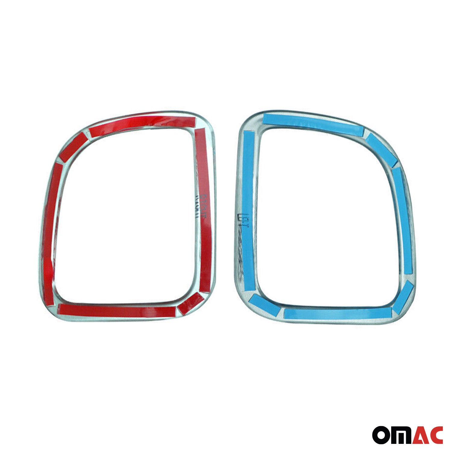 Reflektor Blenden Reflektorleiste für Renault Kangoo 2008-2013 Edelstahl Chrom