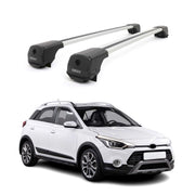 Dachträger Grundträger für Hyundai i20 Active 2016-2020 Aluminium 75kg Grau 2tlg