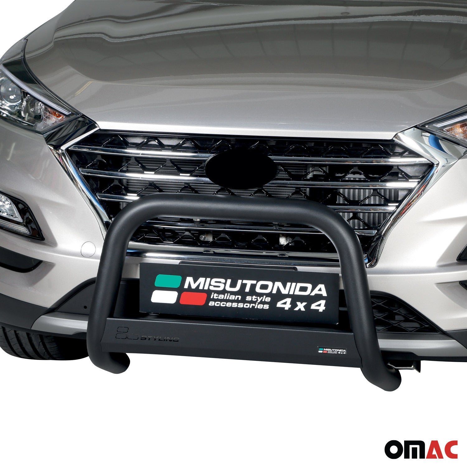 Frontbügel Frontschutzbügel für Hyundai Tucson 2018-2021 ø63mm Stahl Schwarz