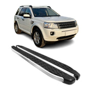 Trittbretter Seitenschweller für Land Rover Freelander II L359 2007-2015 Schwarz