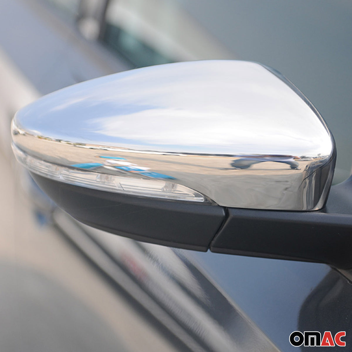 Spiegelkappen Spiegelabdeckung für VW Jetta 2010-2018 Edelstahl Chrom 2tlg