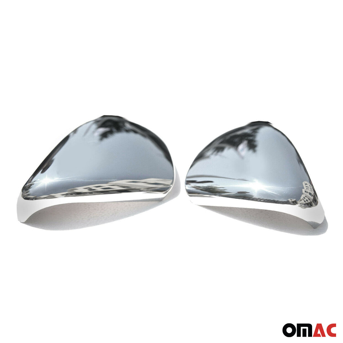 Spiegelkappen Spiegelabdeckung für VW Golf 2008-2014 Edelstahl Chrom 2tlg