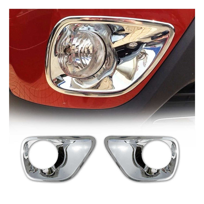 Nebelscheinwerfer Rahmen Umrandung für Toyota RAV4 2012-2020 Chrom ABS Silber 2x