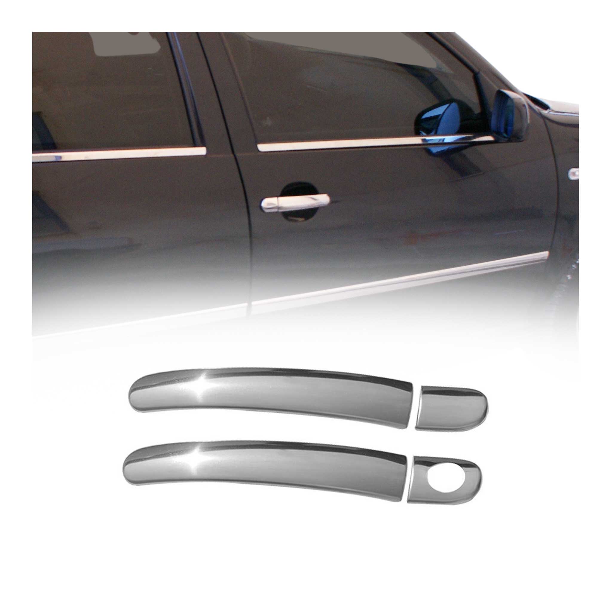 Chrom Türgriff Blende für Seat Mii 2011-2021 2-Tür Edelstahl 4tlg