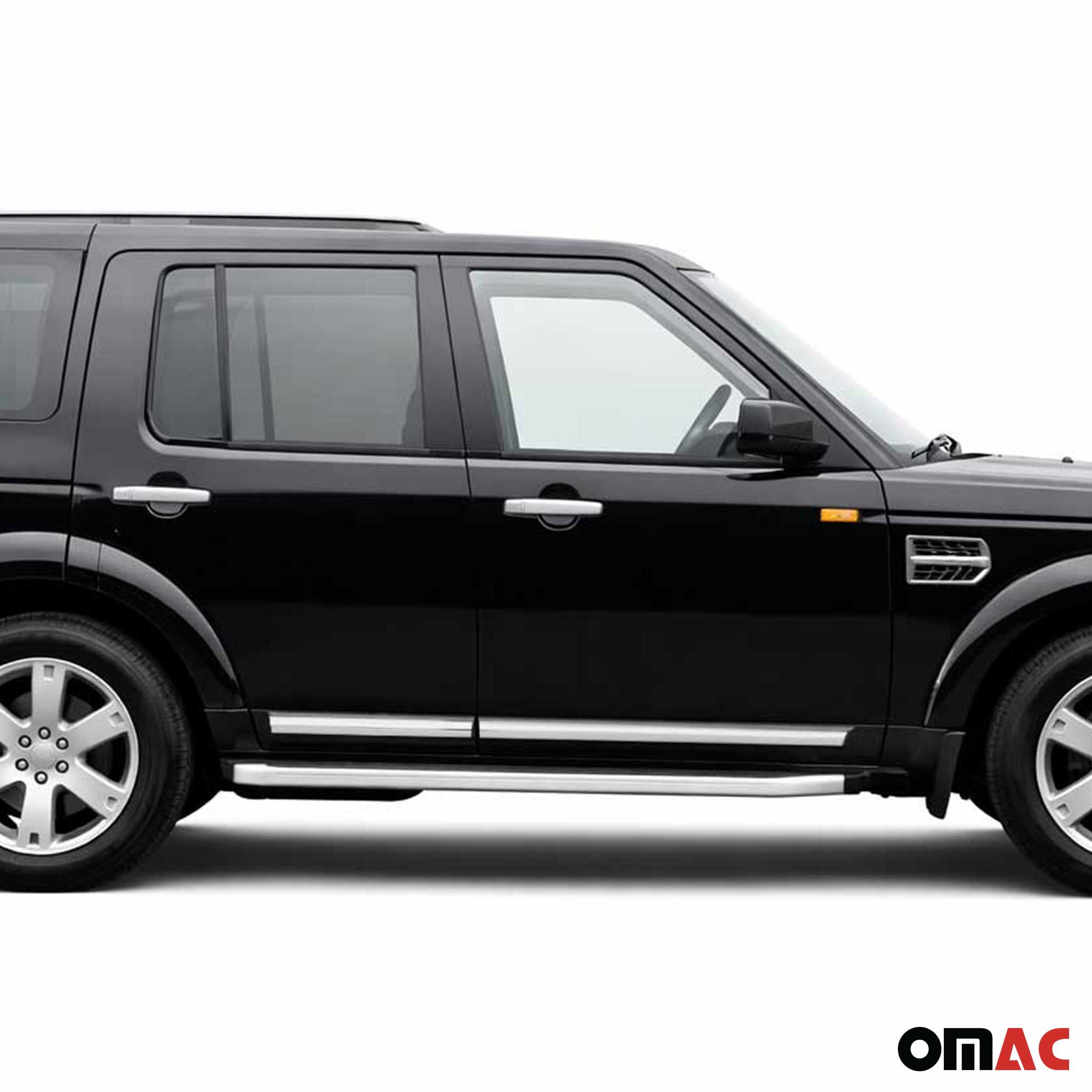Seitentürleiste Türschutzleiste für Land Rover Discovery 2004-2009 Edelstahl 4x