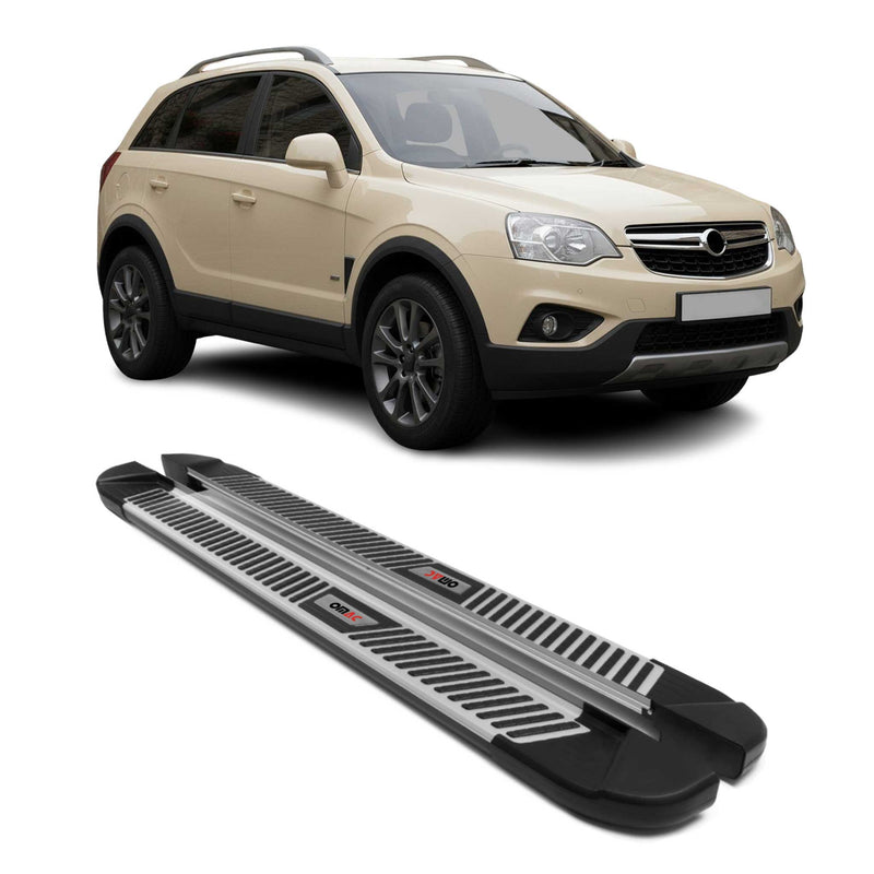 Trittbretter Seitenbretter für Chevrolet Captiva C100 C180 2006-2017 Schwarz